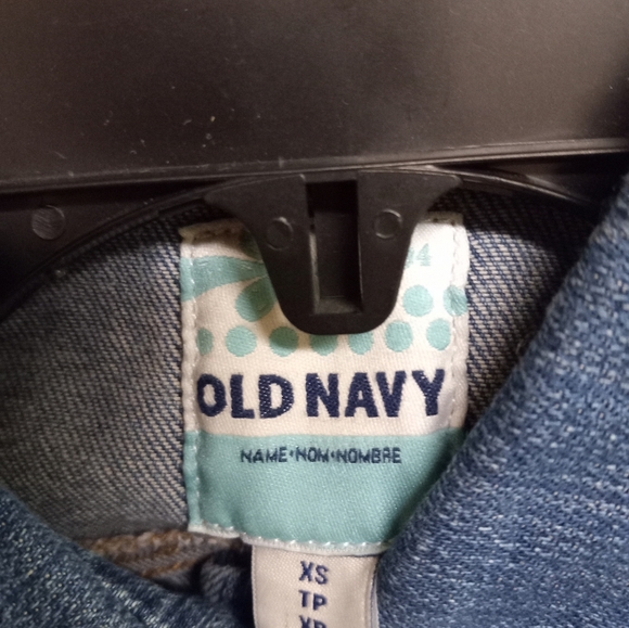 Old Navy Girls Jean Jacket Size XS/TP Blue Denim Medium Wash - Picture 2 of 4